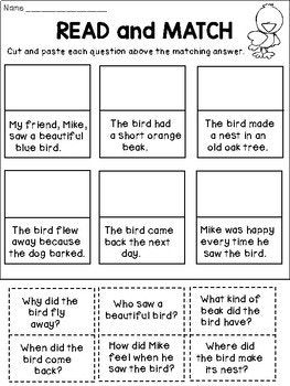 FREE Reading Comprehension Activities 2nd Grade Reading Comprehension, Reading Fluency, Reading Passages, Reading Activities, Teaching Reading, Guided Reading, Free Reading, Reading Writing, Teaching Ideas