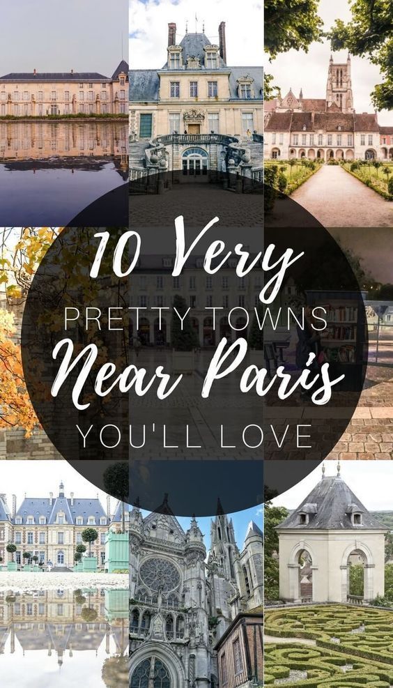 10 very pretty French towns near Paris you'll just love! Easy and incredible day trips from Paris, France. Paris Travel Guide, Europe Travel Tips, European Travel, Places To Travel, Travel Destinations, Travel Guides, Paris France, Nice, Travel Journals