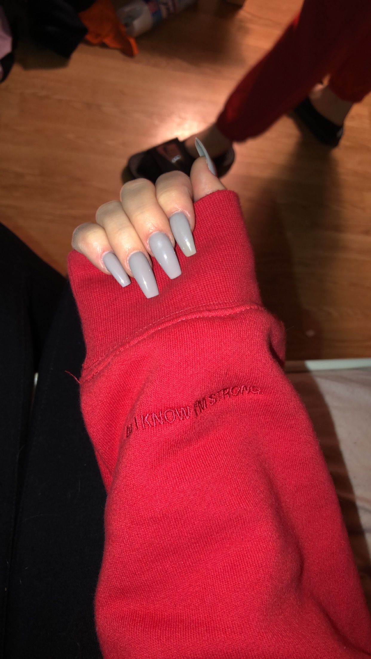 you matter red hoodie