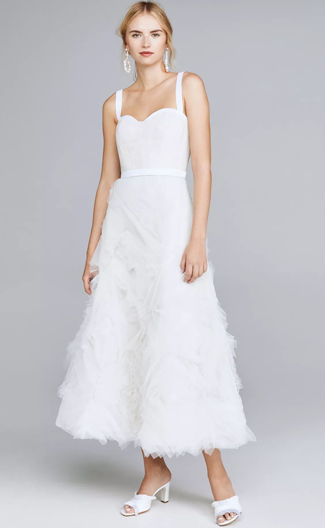 Marchesa On Instagram Back Details Of The New Kyla From The Spring Summer 2020 Marchesa Not Petite Wedding Dress Marchesa Bridal Empire Waist Wedding Dress