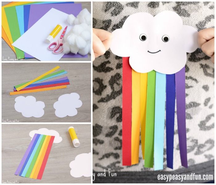 Cute Paper Rainbow Craft Kids Can Make Cute Paper Rainbow Craft Kids Can Make