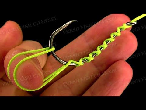 99% of fisherman's don't know this fishing knot. Try it for sure! - YouTube Tying Fishing Line, Fishing Tips, Best Fishing Knot, Surf Fishing, Fishing Stuff, Knots Diy, Tie Knots, Fishing Knots Braid, Camping Knots