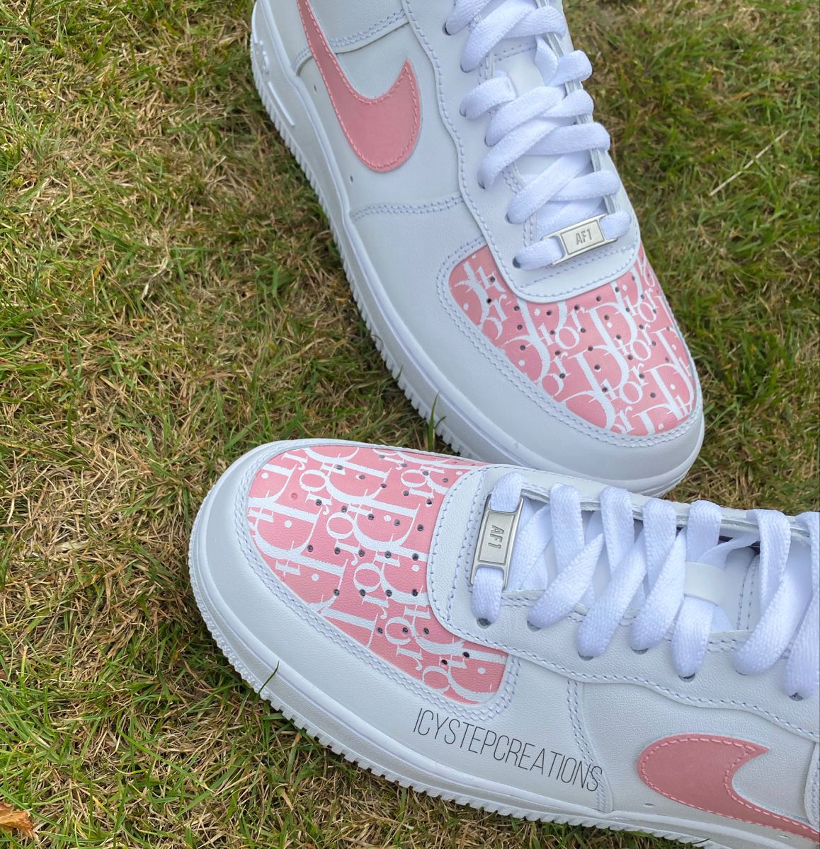 Pink Dior Air Force 1 Custom 