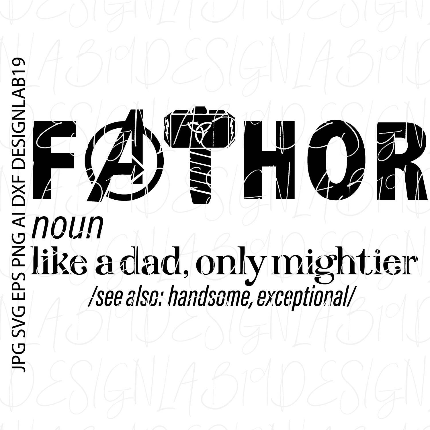 Download fathor thor Dad daddy grandpa fathers day grandfather men ...