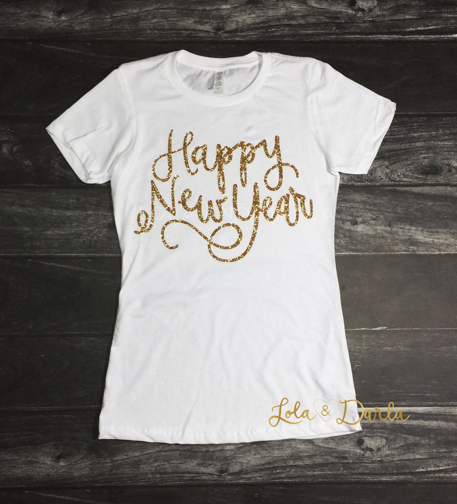 Happy New Year Women's Holiday Sparkle t Shirt | Holiday women, Holiday sparkle, T shirts for women