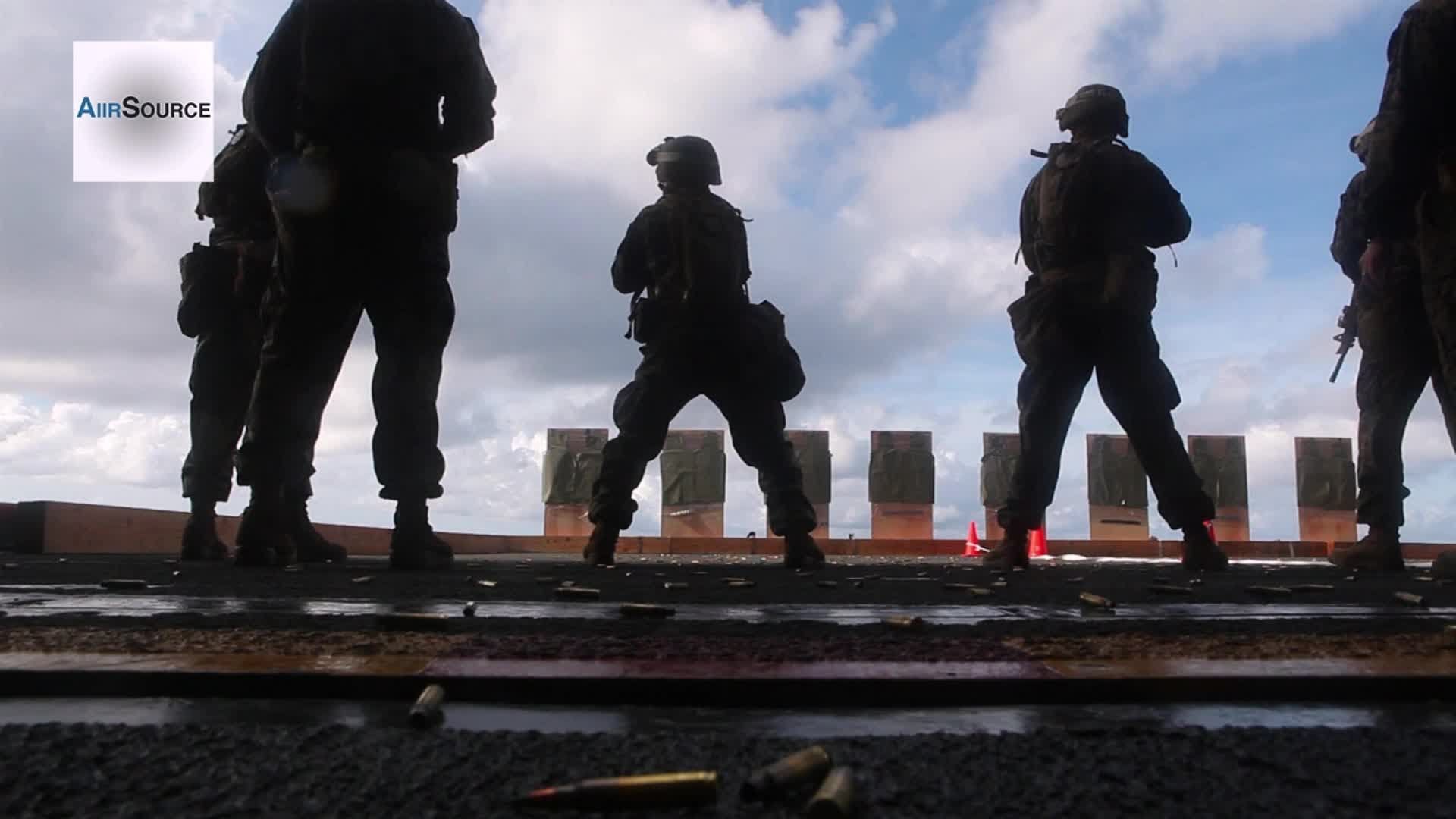 us marines blt engage targets while at sea youtube us