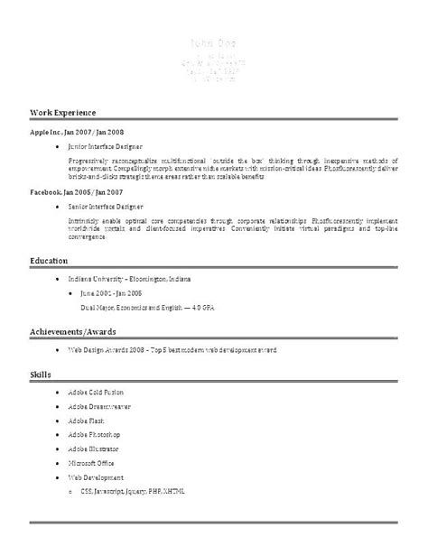 pin di kinds of resume free and easy resume builder