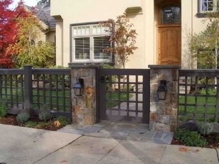 65 DIY Front Yard Privacy Fence Remodel Ideas #Yardideas ... 65 DIY Front Yard Privacy Fence Remodel Ideas #Yardideas ... on Front Yard Renovation Ideas id=26845