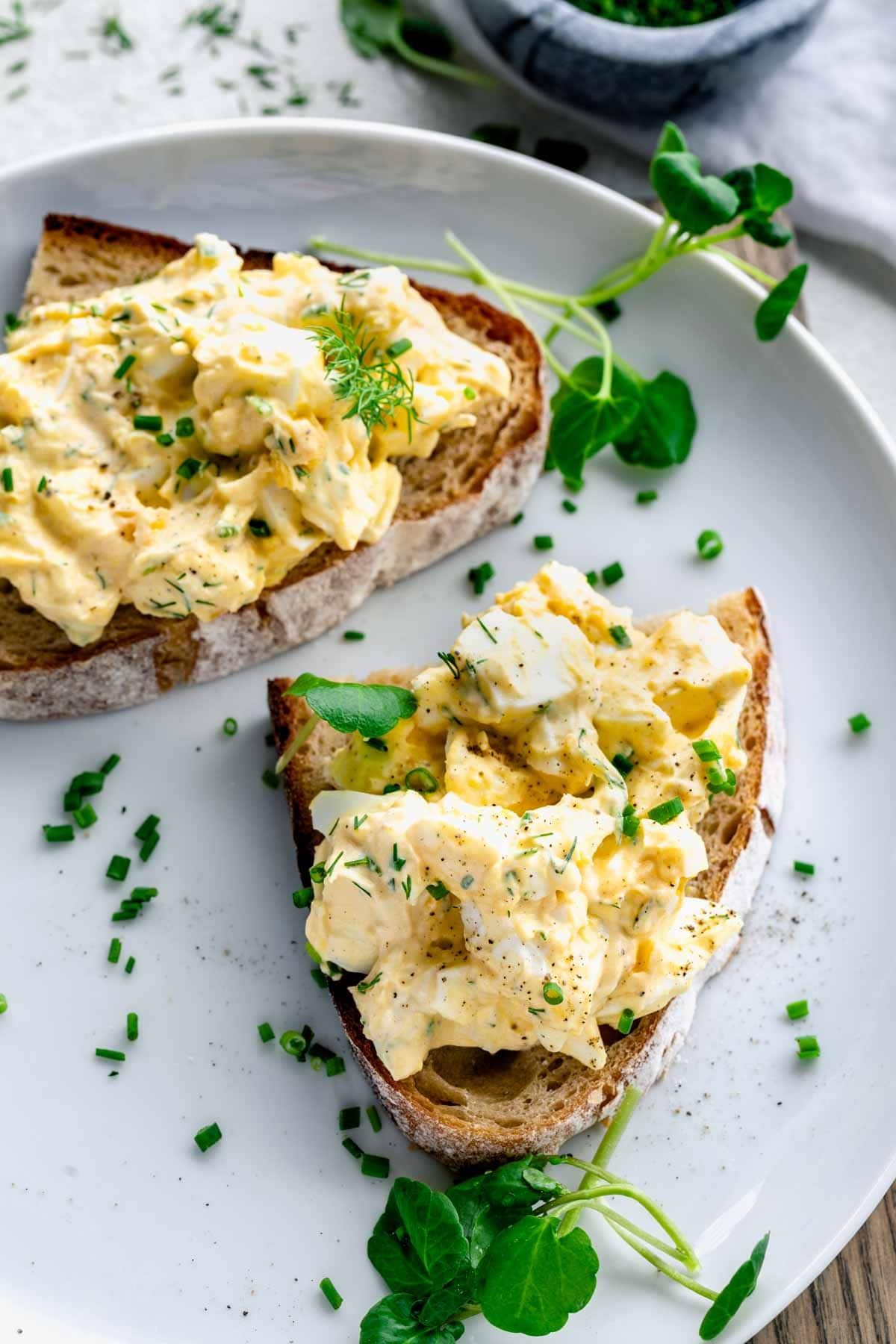 Egg salad sandwich healthy – Artofit