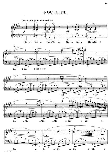 file tn chopin paderewski no 18 minor works nocturne c sharp minor chopin nocturne in c sharp minor violin sheet music