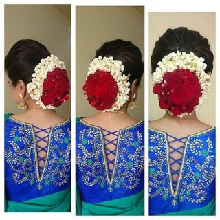 35 Traditional blouse back neck designs for silk sarees #blousedesigns