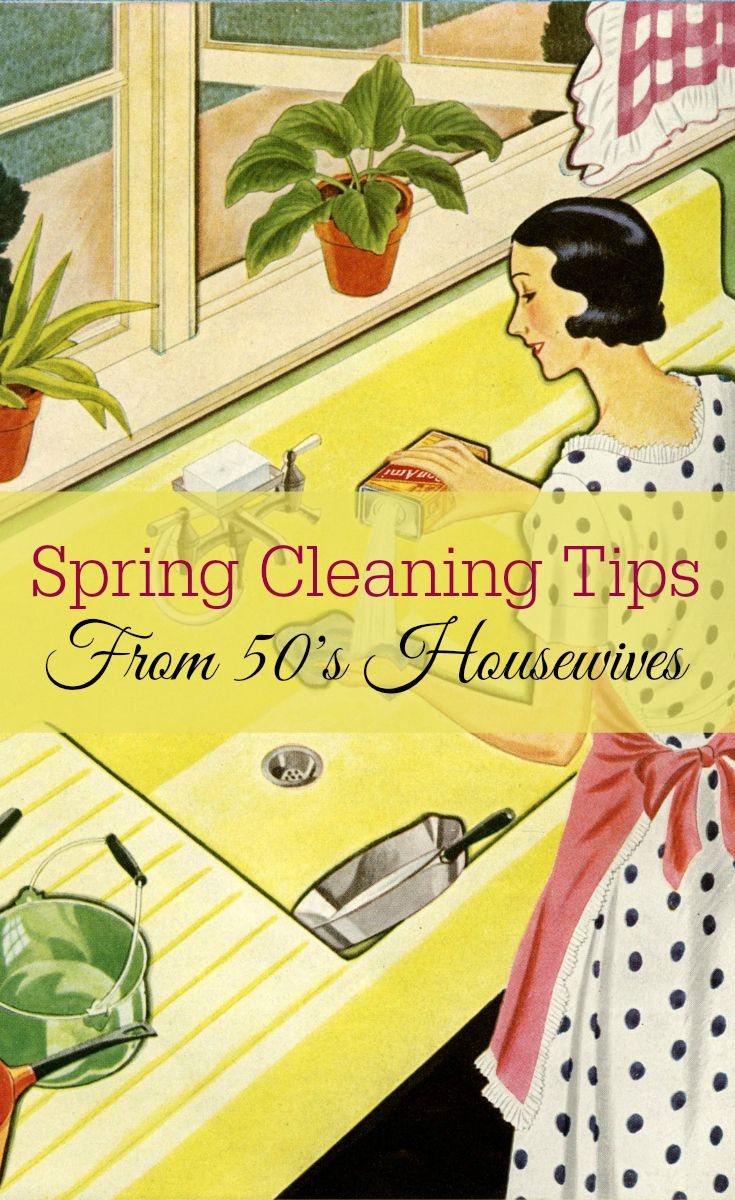 The Best Spring Cleaning Tips from 1950s Housewives