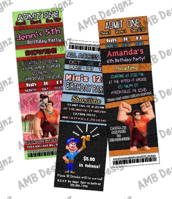 Wreck-it-Ralph Invitations - Wreck-it-Ralph Party Supplies #wreckitralph Wreck-it-Ralph Invitations, Wreck-it-Ralph ticket Invitations, Wreck-it-Ralph Personalized invitations, Wreck-it-Ralph party, Wreck-it-Ralph DIY Party, Wreck-it-Ralph Party Supplies/Invitations, Wreck-it-Ralph DIY Party #wreckitralph Wreck-it-Ralph Invitations - Wreck-it-Ralph Party Supplies #wreckitralph Wreck-it-Ralph Invitations, Wreck-it-Ralph ticket Invitations, Wreck-it-Ralph Personalized invitations, Wreck-it-Ralph p #wreckitralph
