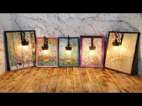 Gece Lambası | Dekopaj Aplik | Kavanozdan Aplik Yapımı #dekopaj #gecelambası #aplik - YouTube Candle Sconces, Wall Sconces, Decoupage Paper, Sconce Lighting, Incandescent, Wall Lamp, Handmade Crafts, Night Light, Wall Lights