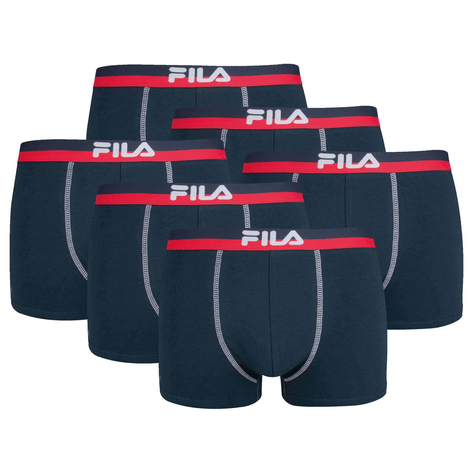 De Fila Boxershorts Heren (6-Pack) hebben de volgende eigenschappen: De Fila Boxershorts Heren (6-Pack) zijn gemaakt van katoen en elastaan waardoor ze zeer comfortabel dragen. Specificaties: * Pasvorm: aansluitende pasvorm, elastische tailleband * Inhoud: zes stuks * Kleur: navy - rood * Materiaal: 95% katoen - 5% elastaan Fila, 6 Pack, Winter Glove, Gloves, Products, Fashion, Boxer, Moda, Fashion Styles