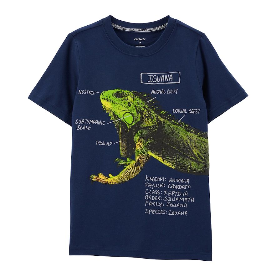boys 4 14 carter 39 s iguana information tee tees boys jcpenney big kid size chart
