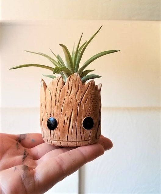 Groot Planter Gift Set I Am Groot Air Plant Holders Baby - Etsy