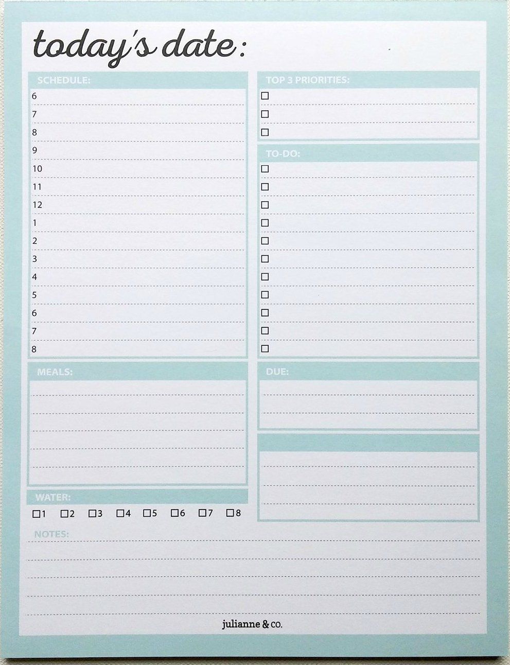 to do list layout