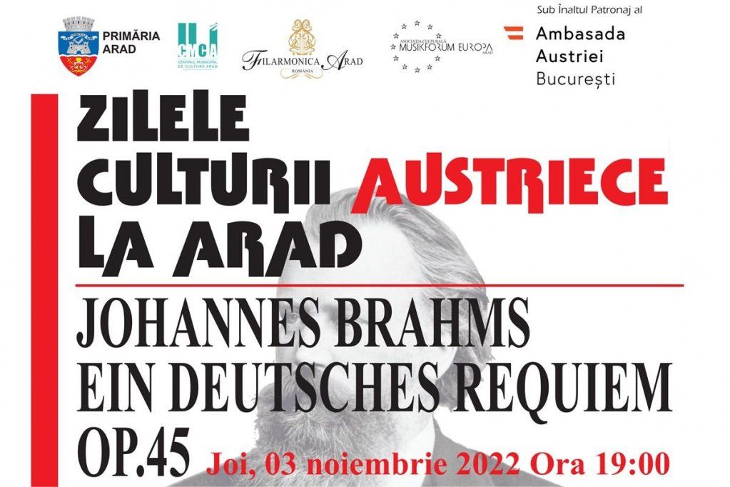 Zilele Culturii Austriece la Arad vor găzdui Festivalul Arădean de Muzică Vieneză care va fi dedicat, în acest an, compozitorului Johannes Brahms de la a cărui moarte se împlinesc anul acesta 125 de ani. Arad, Johannes, Folk, Concert, Popular, Forks, Concerts, Folk Music
