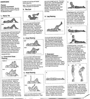 exercises for low back pain after the above to handle 2 to 3 days mayo clinic back exercises