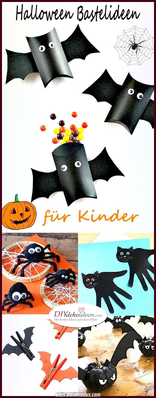 Großartig Halloween Bastelideen zu Gunsten von Kinder - Bastelideen zu Gunsten von die ganze ...