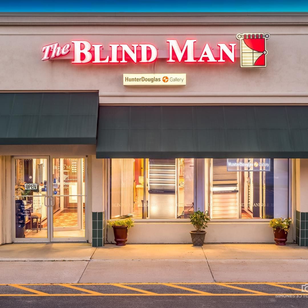 The Blind Man | Blinds, Champaign, Window treatments