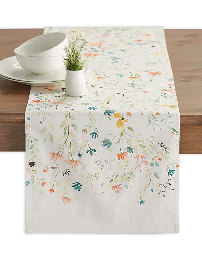 Maison D Hermine Colmar 100 Cotton Table Runner 14 5 Inch By 72 Inch Kitchen Dinin Boho Table Runner Holiday Kitchen Dining Table Runners