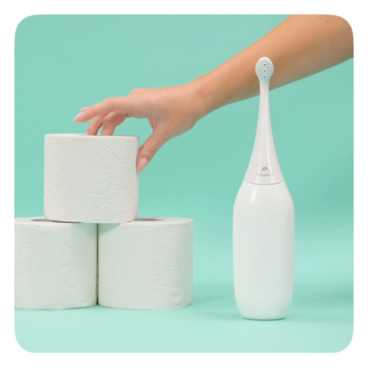 toilettenpapier sparen mit happypo die handliche dusche fur den intimbereich schont nicht nur die haut sondern auch die umwelt dusche bidets toilettenpapier