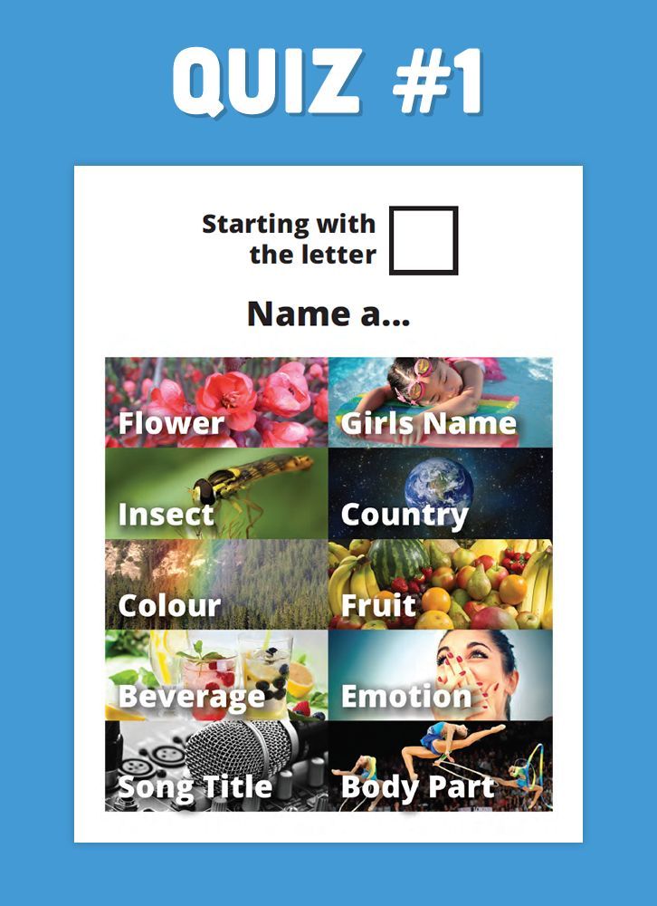 name a word quiz 1 fun words word games and activities words that start with the same letter
