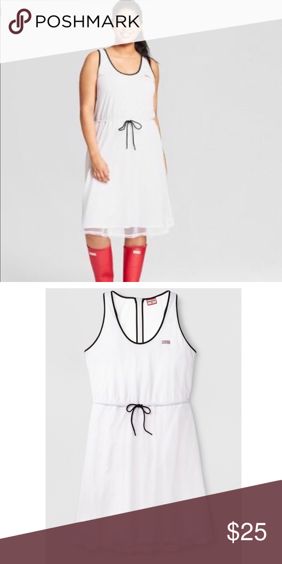 Size XS White Hunter for Target Womens Mesh A-Line Dress