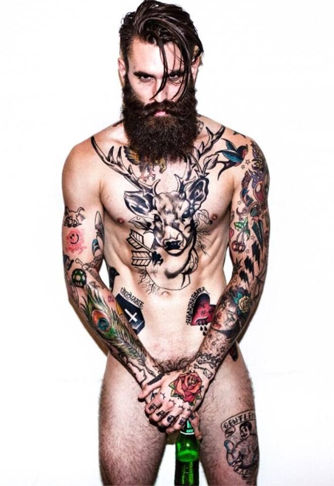 man naked tattoo Man naked tattoo