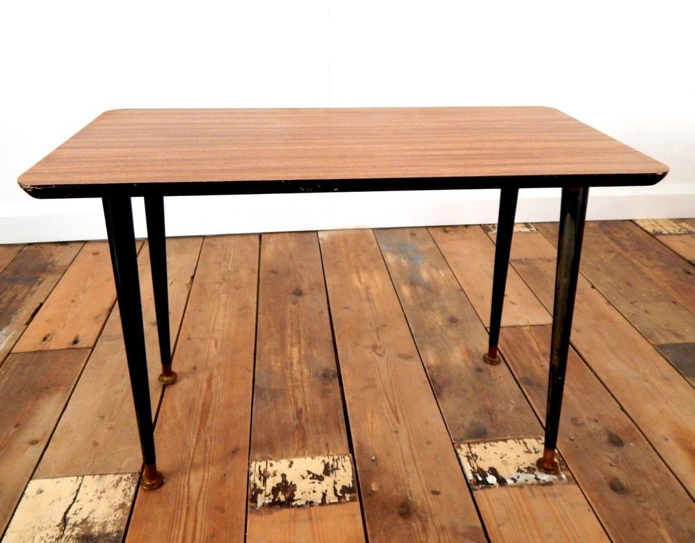 Small Vintage 50s Mid Century Side Coffee Table Dansette Legs - Small Vintage Coffee Table Legs Small Vintage 50s Mid Century Side Coffee Table Dansette Legs - Small Vintage Coffee Table Legs
