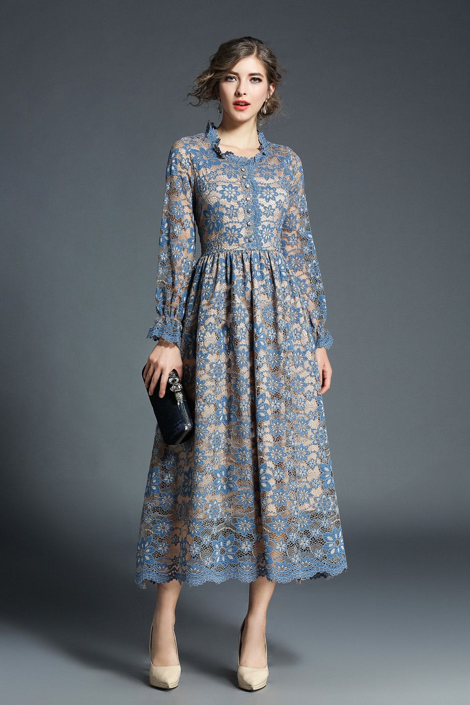 Bayan Elbise Women Lace Dress Casual Dresses Street Style Dress Bayan Elbise Women Lace Dress Casual Dresses Street Style Dress