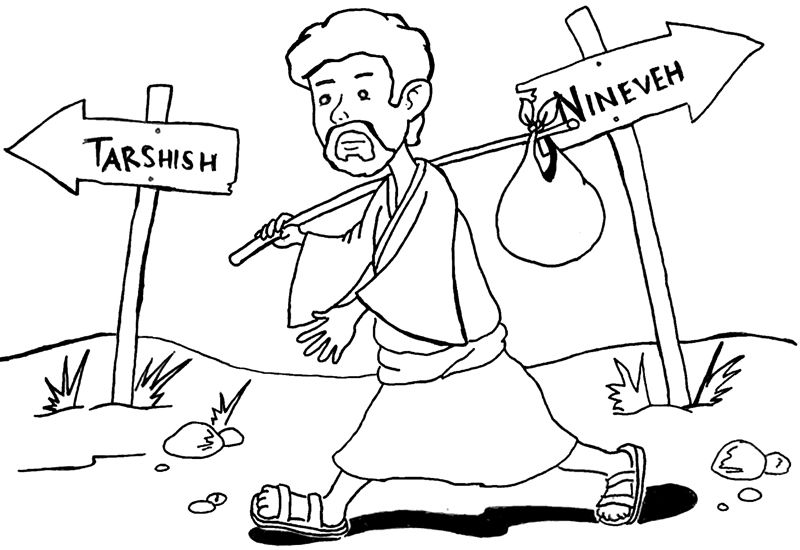 Download Jonah Coloring Pages | Preschool bible lessons, Jonah, the ...