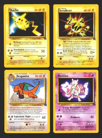 1999 Pokemon First Movie Warner Brothers Promotional Card NEW RARE