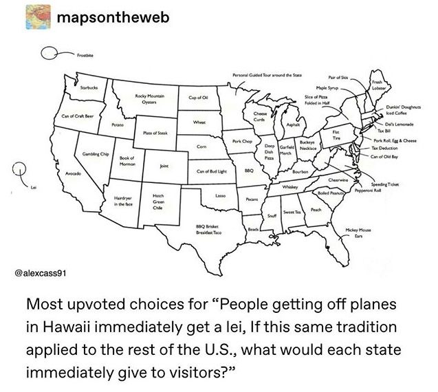 50 Hilariously Creative Maps That Show You The U S In A New Way Artofit A2e3d06761bfc446b4f5957dcbdba179