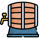 Wine Barrel Premium Icon Wine Barrel Novelty Lamp Icon