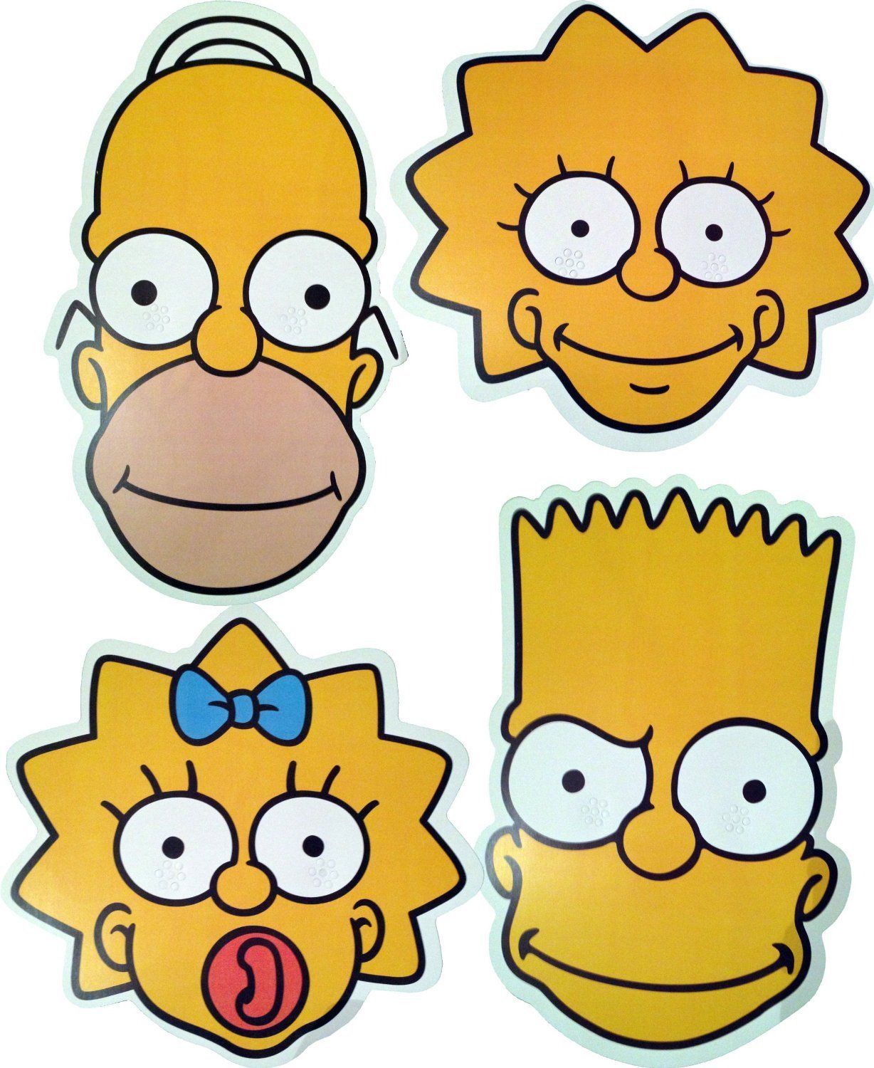The Simpsons Masks Google Search Los Simpson Cumpleaños Fiesta De Simpsons Dibujos De Los Simpson