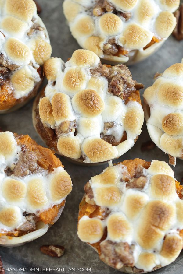Sweet Potato Casserole Cups | Handmade in the Hear Sweet Potato Casserole Cups | Handmade in the Hear