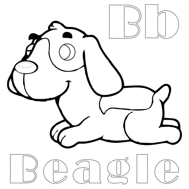 Beagle Coloring Pages Preschool See The Category To Find More