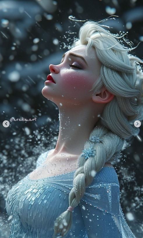 Real life Elsa from Frozen