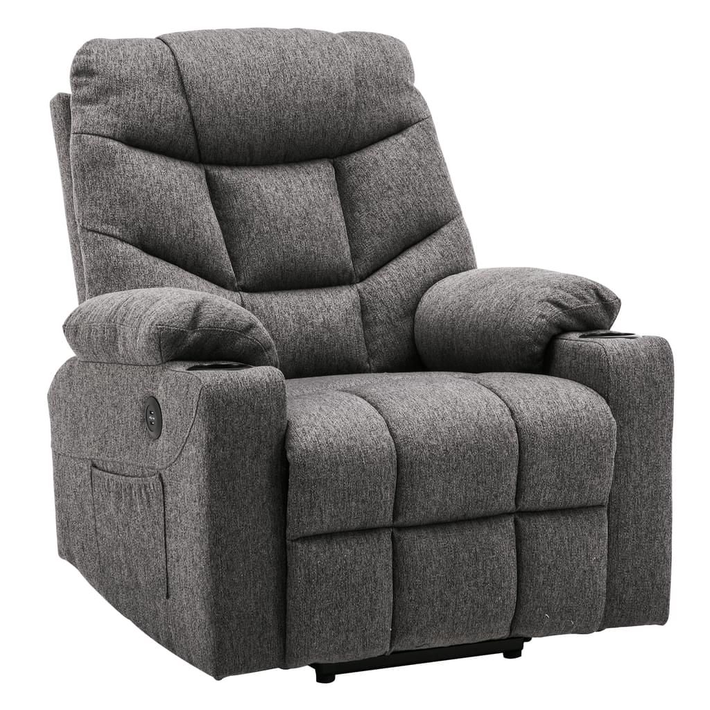 Fernsehsessel Aus Mikrofaser In Braun Mit Aufstehhilfe Und 2 Motoren In 2020 Recliner Lounge Chair Recliner Chair