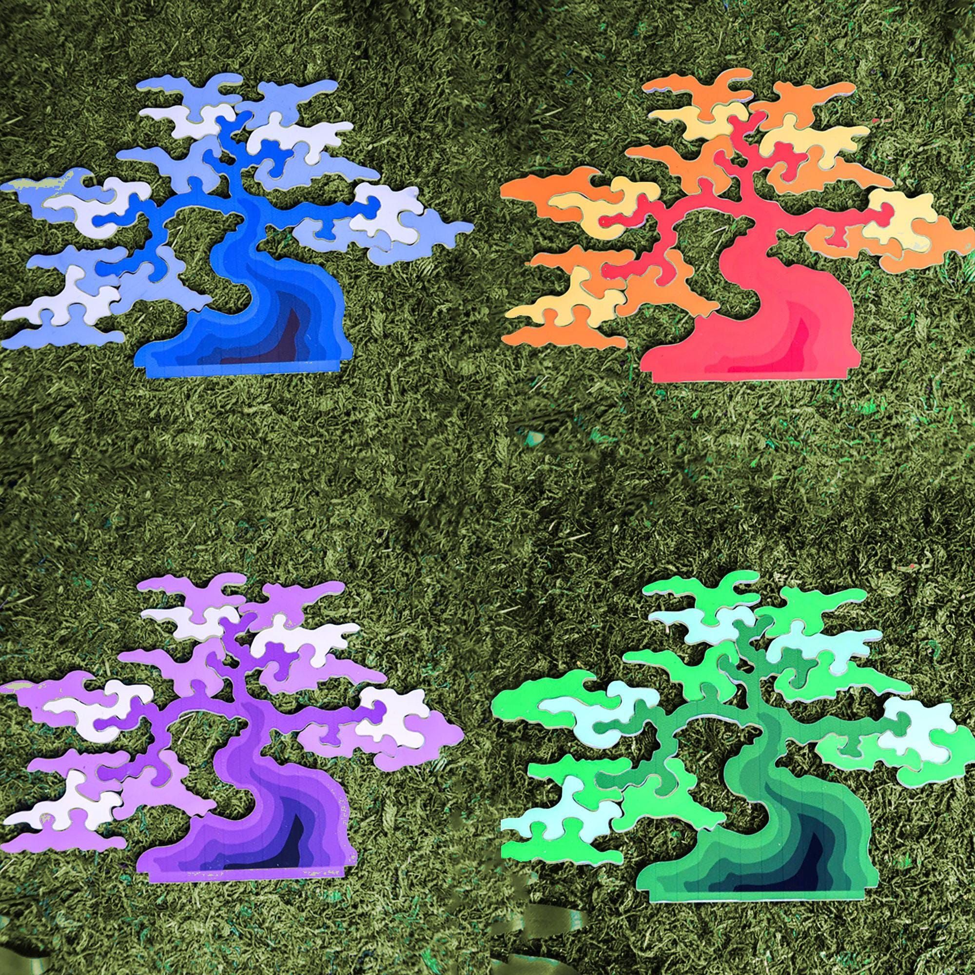 Survivor Party Pack 3 - Set mit vier Baumpuzzles - Survivor TV-Show