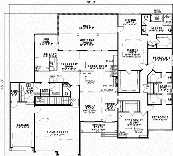 English Country Style House Plans - 5723 Square Foot Home , 1 Story ... English Country Style House Plans - 5723 Square Foot Home , 1 Story ...
