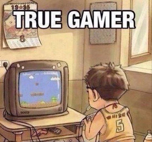 raise your if you are a true gamer harrismeitanis
