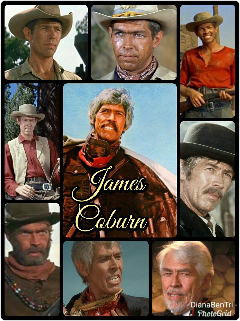 James Coburn Classic Movie Stars Western Film Movie Stars