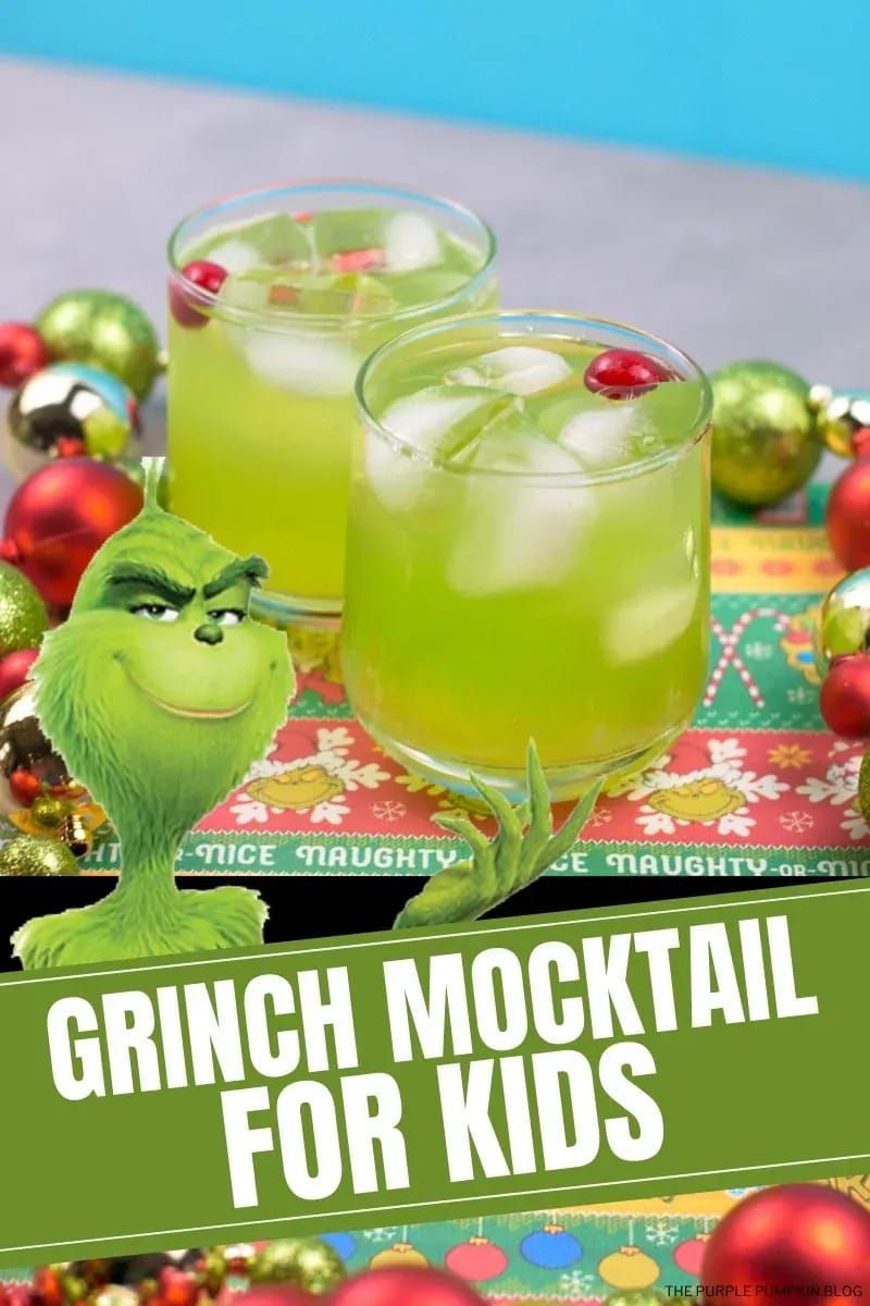 Grinch Mocktails for Kids