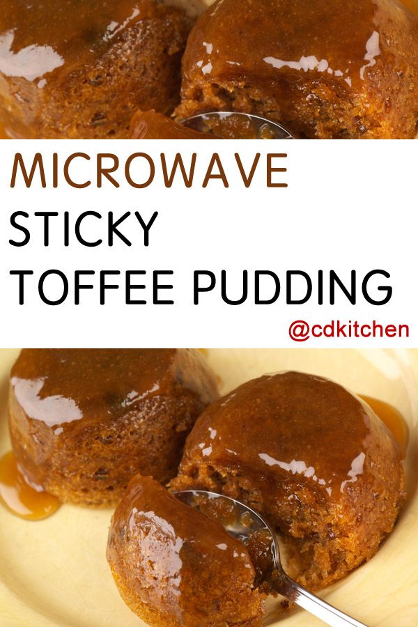 Microwave Sticky Toffee Pudding | CDKitchen.com Microwave Sticky Toffee Pudding | CDKitchen.com