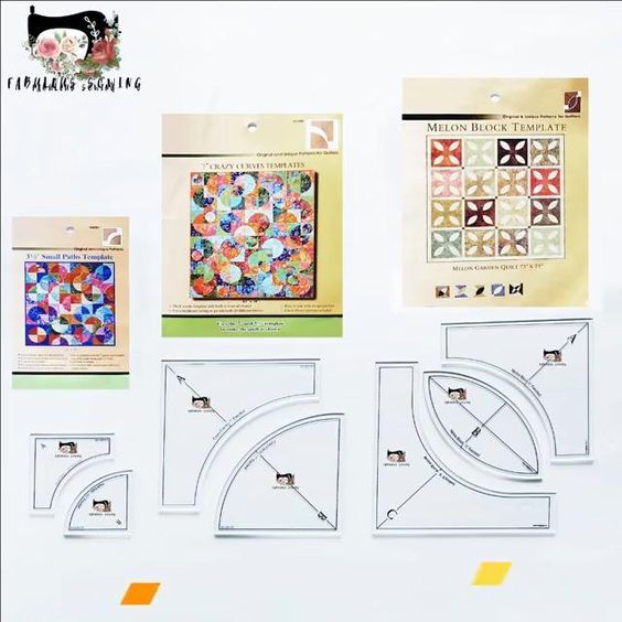 Quick Curve Quilt Template Set