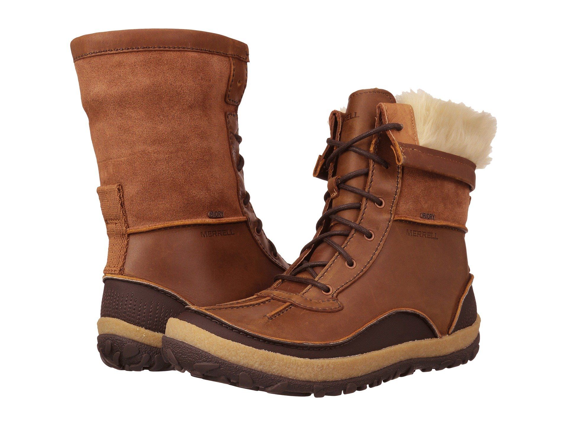 merrell women's tremblant mid polar wp high boots